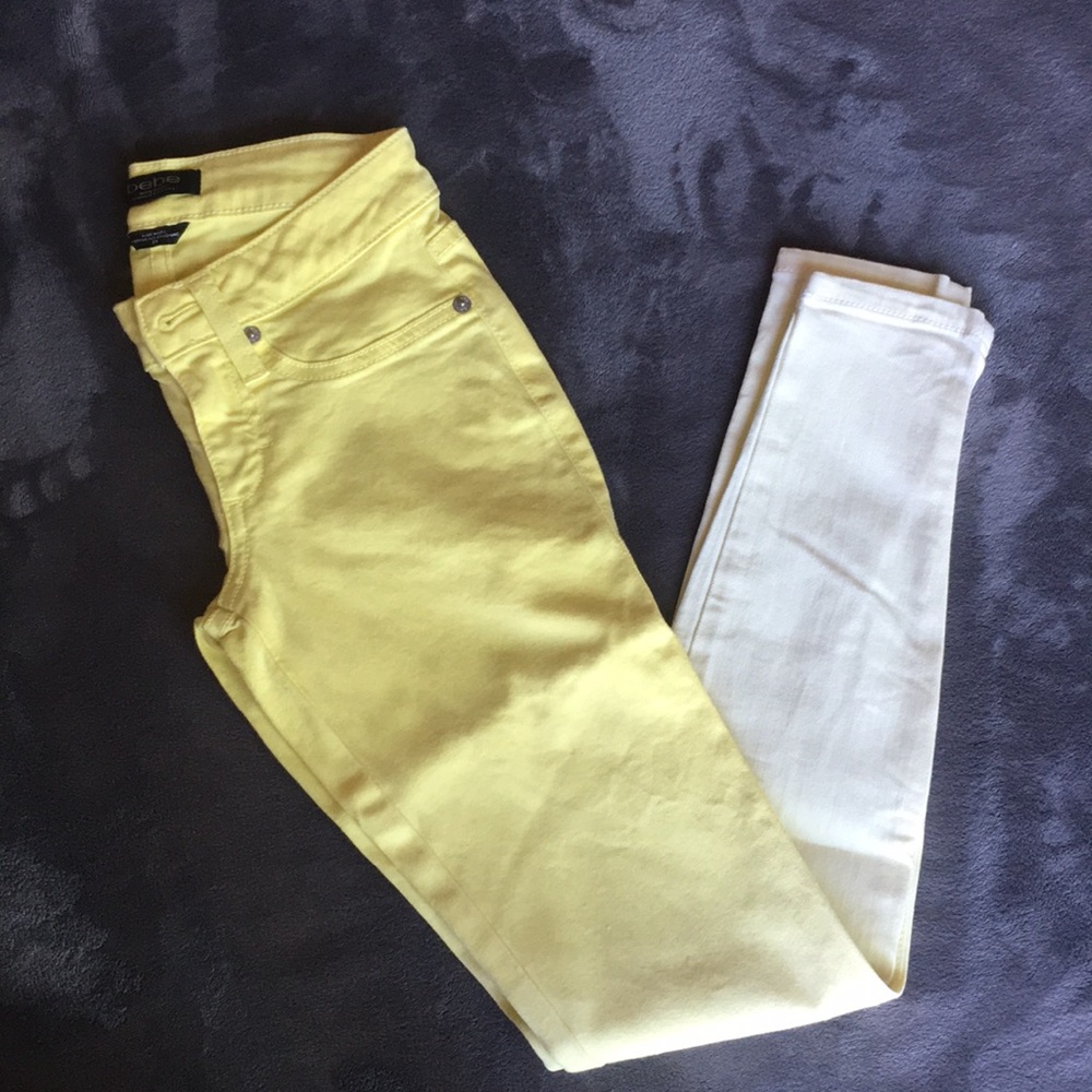 Colored Bebe jeans